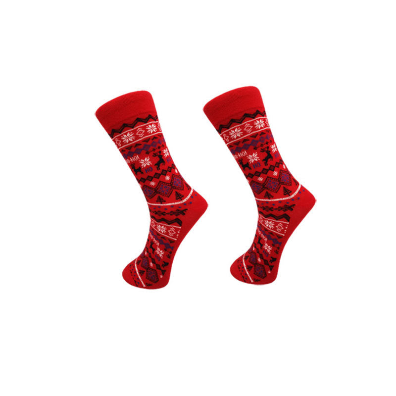 Weihnachtsmodische Viertelsocken in Übergröße (6 Paar) - image 3