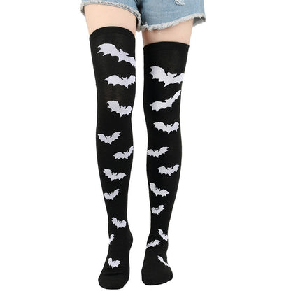 Halloween-Kniestrümpfe mit hohem Bein (6 Paar) - image 3