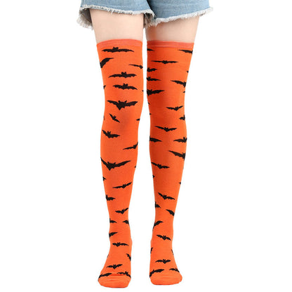 Halloween-Kniestrümpfe mit hohem Bein (6 Paar) - image 5