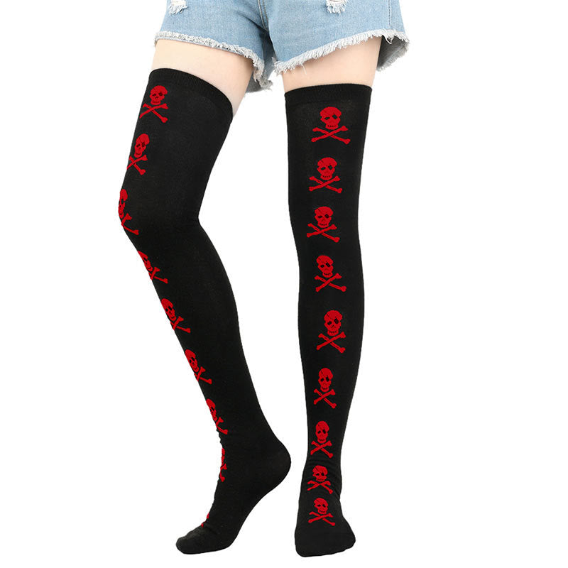 Halloween-Kniestrümpfe mit hohem Bein (6 Paar) - image 7