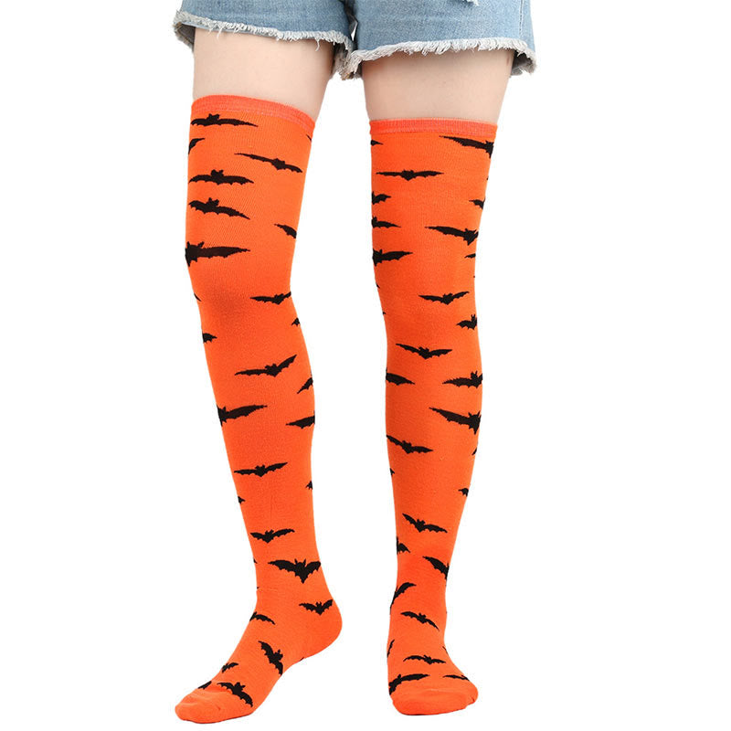 Halloween-Kniestrümpfe mit hohem Bein (6 Paar) - image 6
