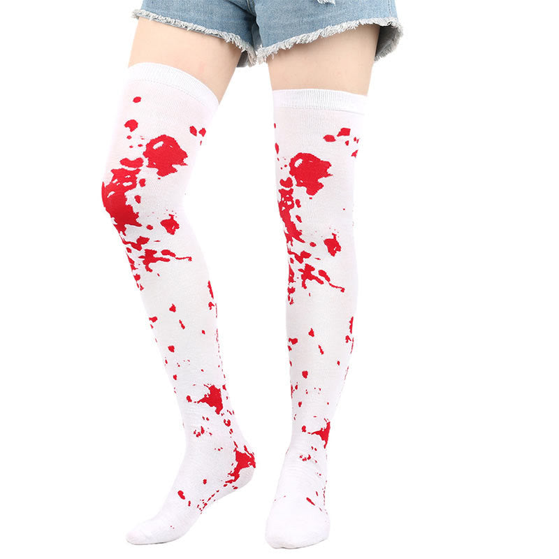 Halloween-Kniestrümpfe mit hohem Bein (6 Paar) - image 8