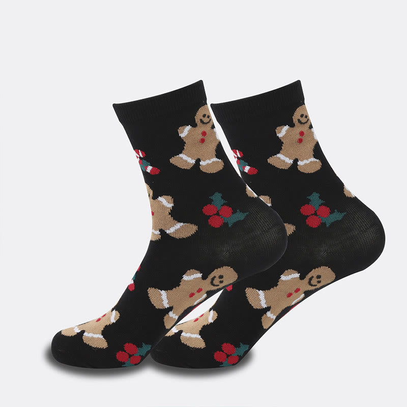 Niedliche Weihnachtsviertelsocken (4 Paar) - image 5