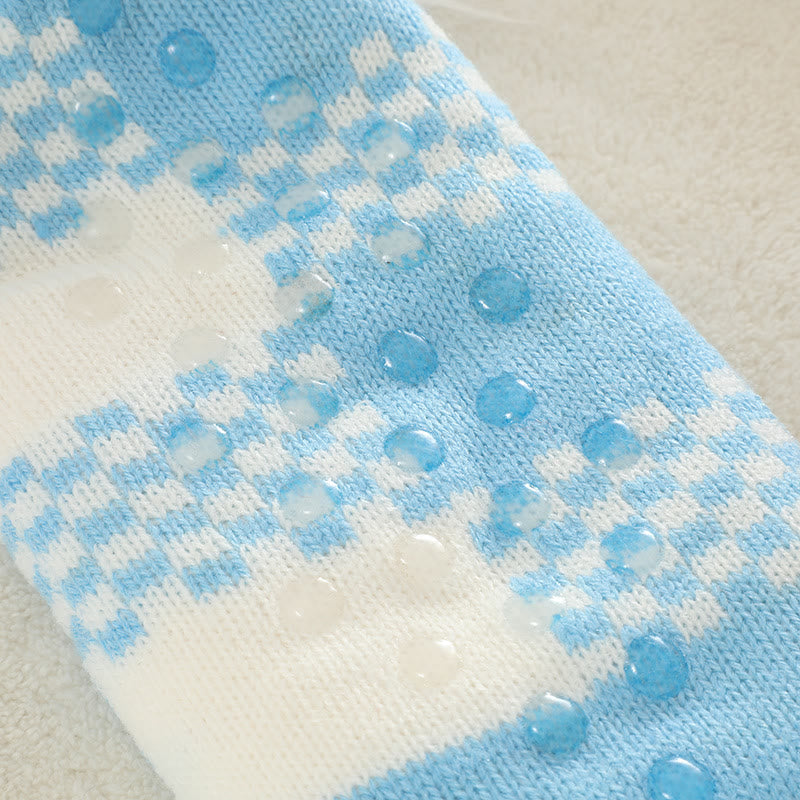 Übergrößen-Hausschuhsocken mit Gittermuster - image 7