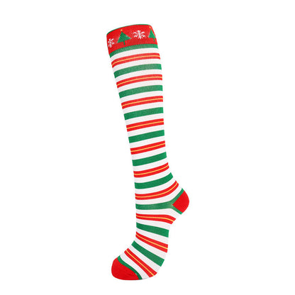 Kompressionsstrümpfe mit süßem Weihnachtsmuster (6 Paar) - image 11