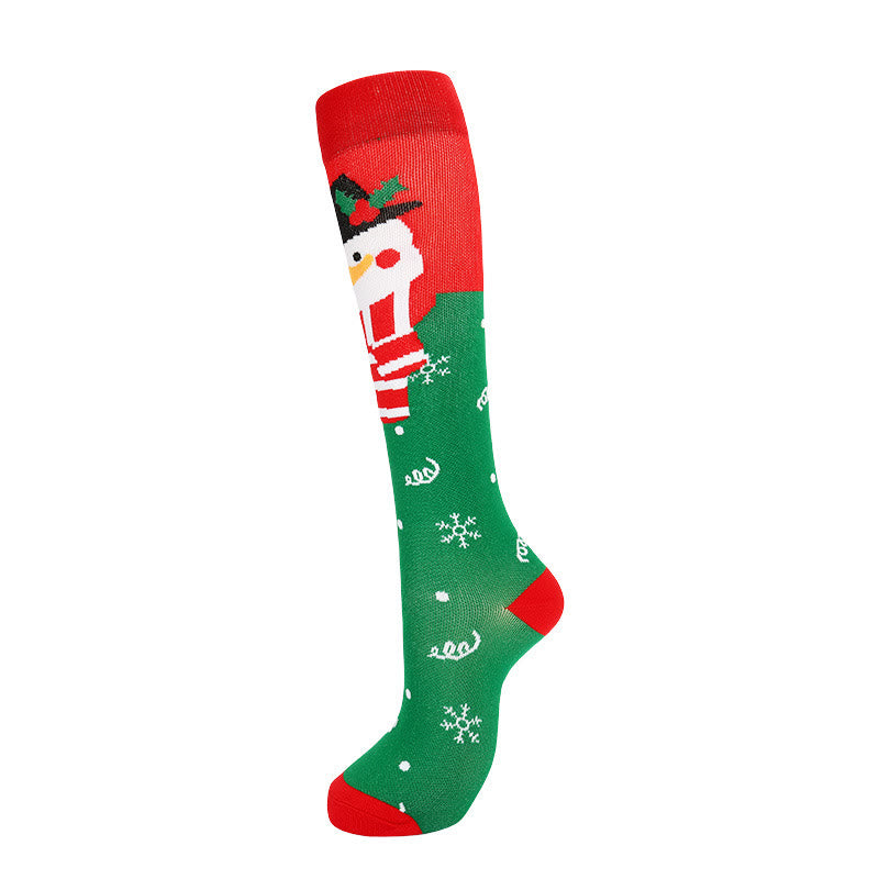 Kompressionsstrümpfe mit süßem Weihnachtsmuster (6 Paar) - image 3