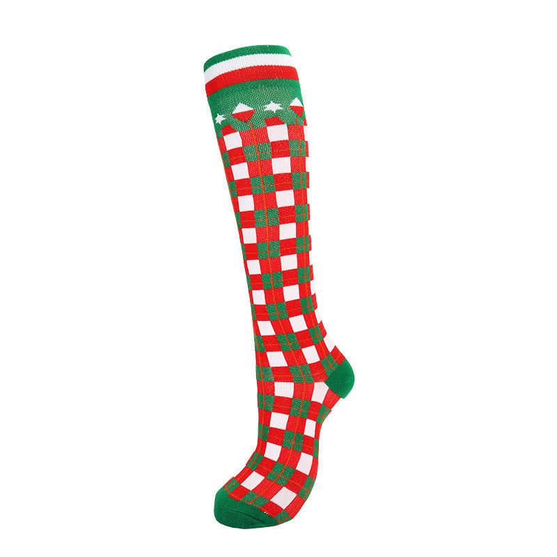 Kompressionsstrümpfe mit süßem Weihnachtsmuster (6 Paar) - image 12