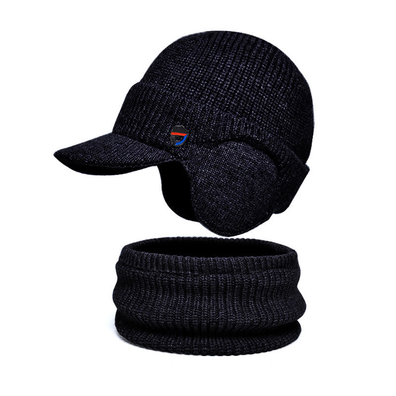 Warmer Ohrenschützer-Mützenschal 2-in-1-Set - Grau - Einheitsgröße - image 13