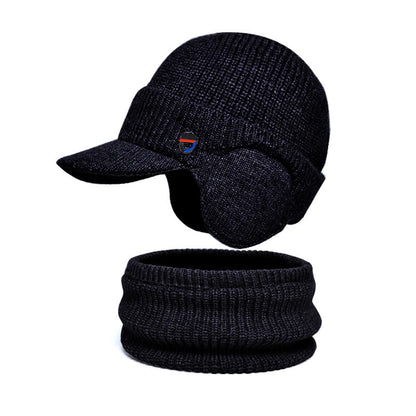 Warmer Ohrenschützer-Mützenschal 2-in-1-Set - Grau - Einheitsgröße - image 13