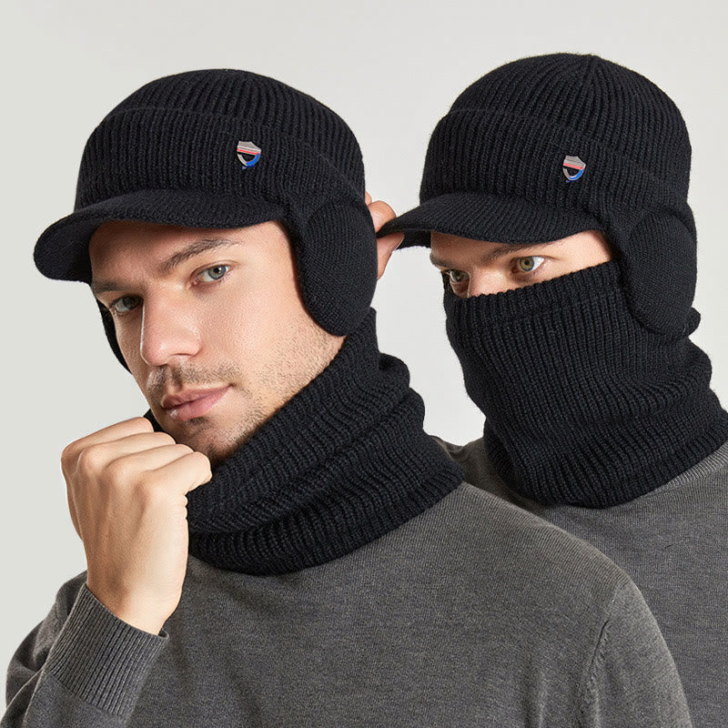 Warmer Ohrenschützer-Mützenschal 2-in-1-Set - image 1