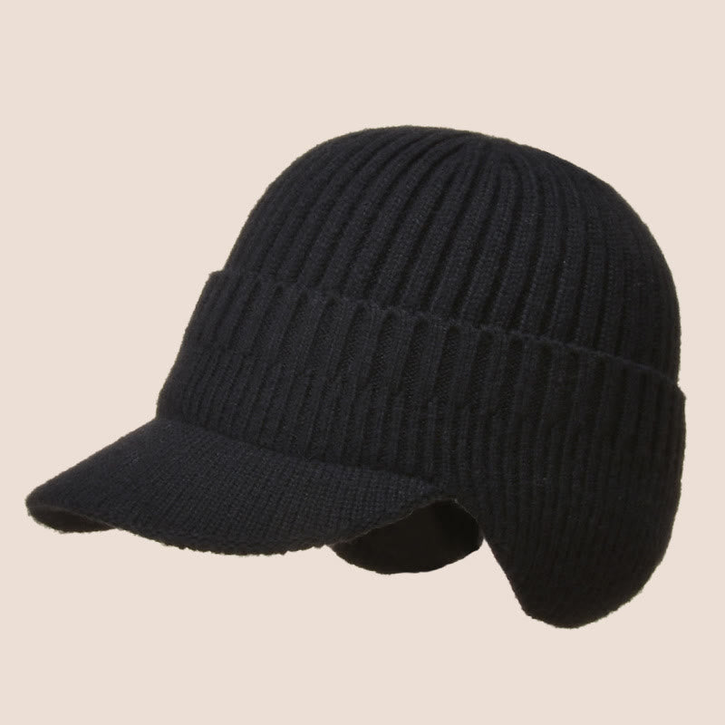  Warmer Beanie-Mützenwärmer mit Ohrenklappen - Schwarz - Einheitsgröße - image 5