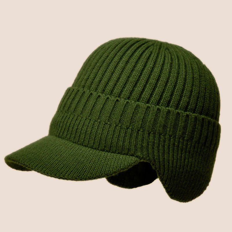  Warmer Beanie-Mützenwärmer mit Ohrenklappen - Armeegrün - Einheitsgröße - image 7