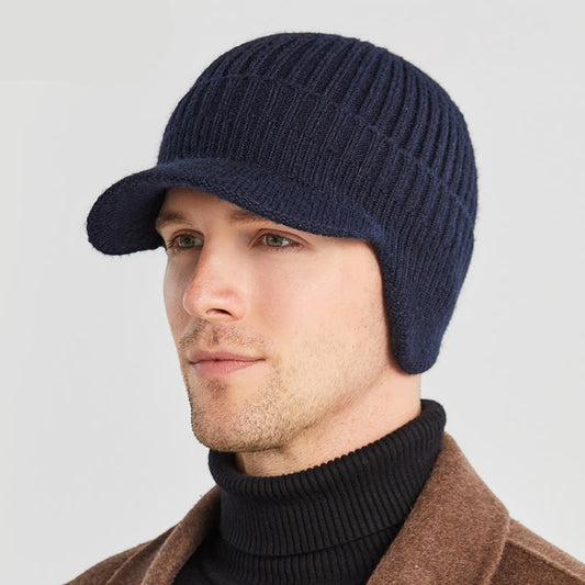 Warmer Beanie-Mützenwärmer mit Ohrenklappen