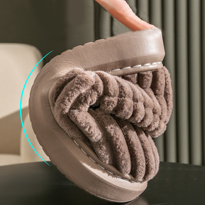 Plüsch-Winterhausschuhe in Übergröße - image 8