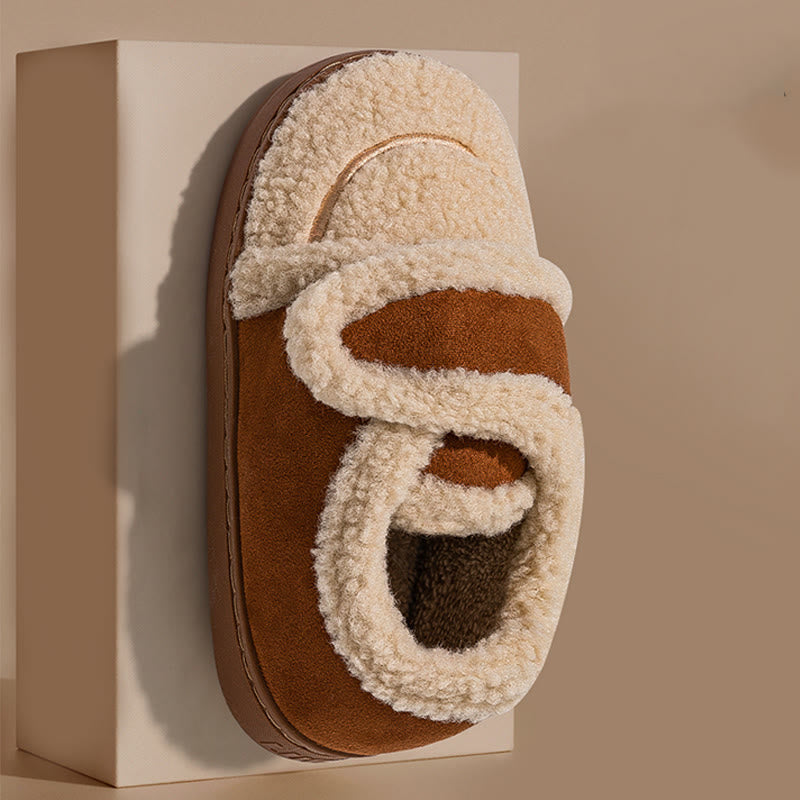 Vintage Hausschuhe mit Klettverschluss - Braun - EU39-40 (US6-7) - image 9