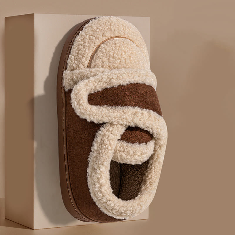 Vintage Hausschuhe mit Klettverschluss - Kaffee - EU39-40 (US6-7) - image 8