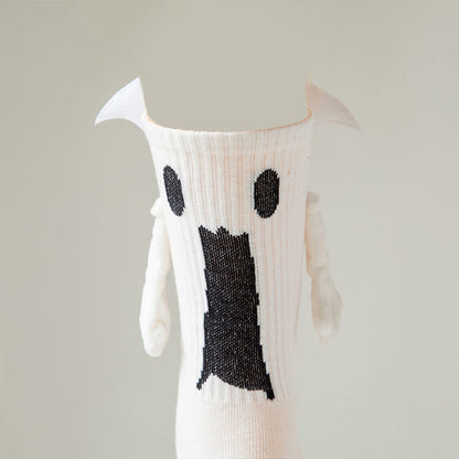 Ghost Magnetic Attraction Quarter-Socken in Übergröße (2 Paar) - Weiß - EU36-44 (US3-10) - image 10