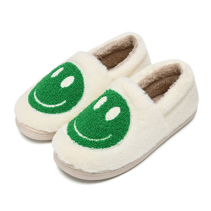 Bunte Hausschuhe mit Smiley-Gesicht in Übergröße - Grün - EU50-51 (US15-16) - image 9