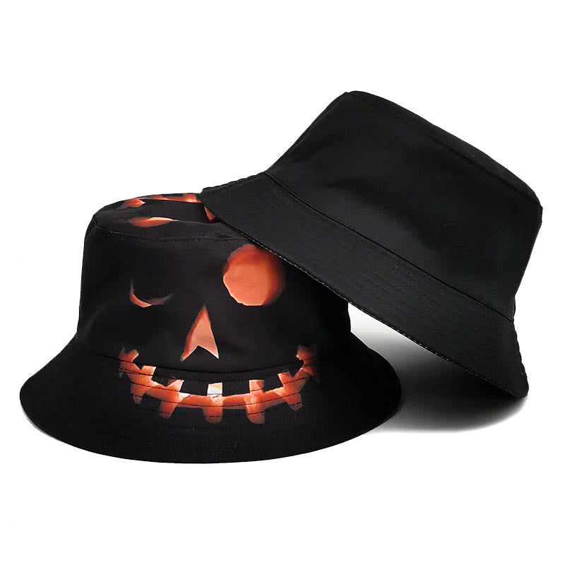 Halloween-Kürbis-Bucket-Hut in Übergröße - image 1