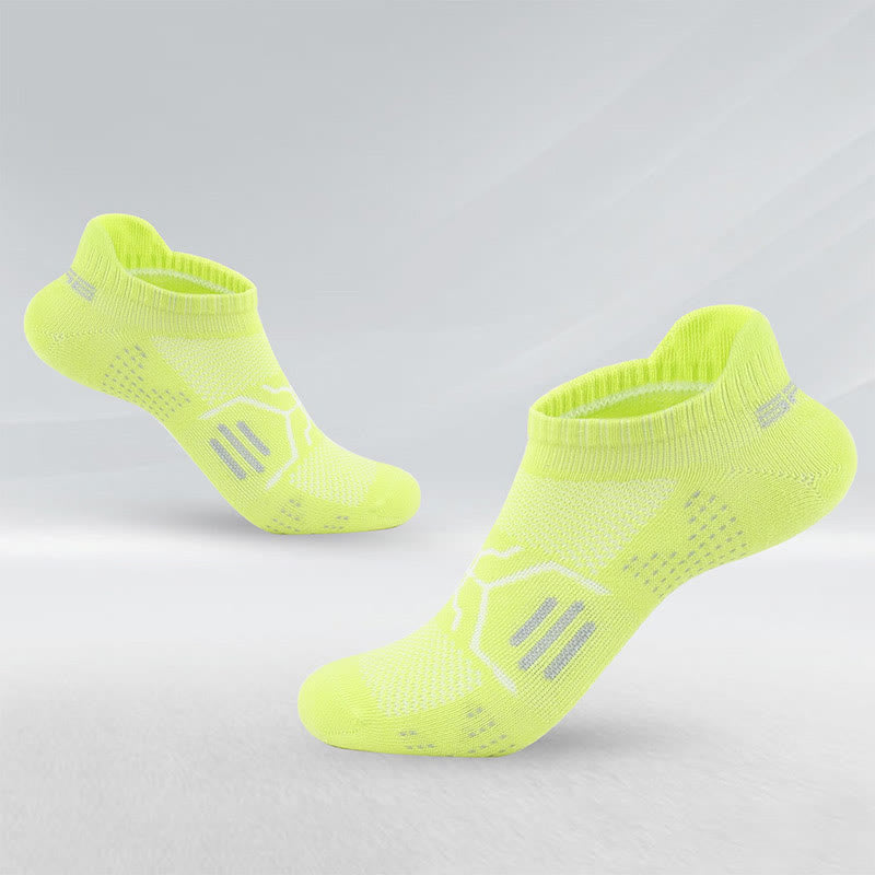 Klassische Knöchel-Kompressionssocken aus Netzstoff (7 Paar) - Fluoreszierendes Grün - EU37-40 (US4-7) - image 5