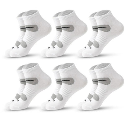 Radsport-Kompressionsstrümpfe (6 Paar) - Weiß - EU39-45 (US6-11) - image 2