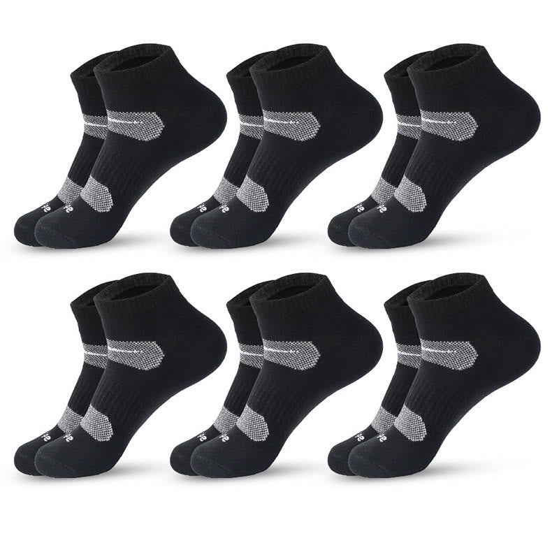 Radsport-Kompressionsstrümpfe (6 Paar) - Schwarz - EU39-45 (US6-11) - image 3