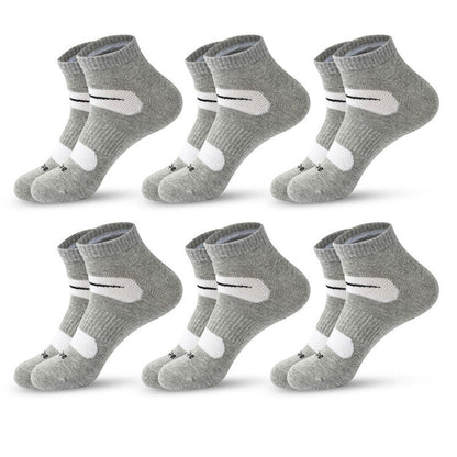 Radsport-Kompressionsstrümpfe (6 Paar) - Hellgrau - EU39-45 (US6-11) - image 5
