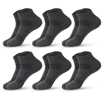 Radsport-Kompressionsstrümpfe (6 Paar) - Dunkelgrau - EU39-45 (US6-11) - image 6