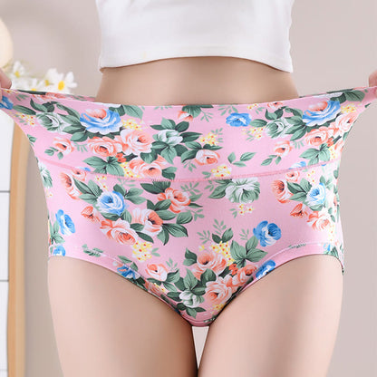 Weiche Höschen mit Blumenmuster in Übergröße (5er-Pack)