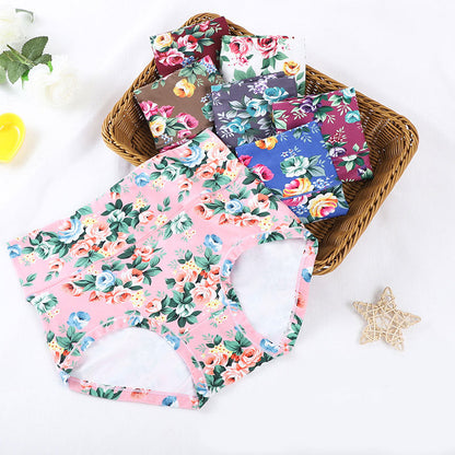 Weiche Höschen mit Blumenmuster in Übergröße (5er-Pack)