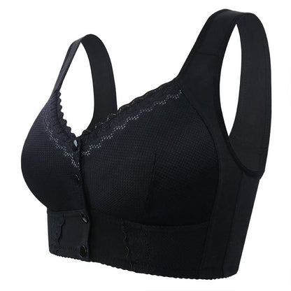 Bügelloser BH im Spitzenwesten-Stil - Schwarz - 58 - F - image 4