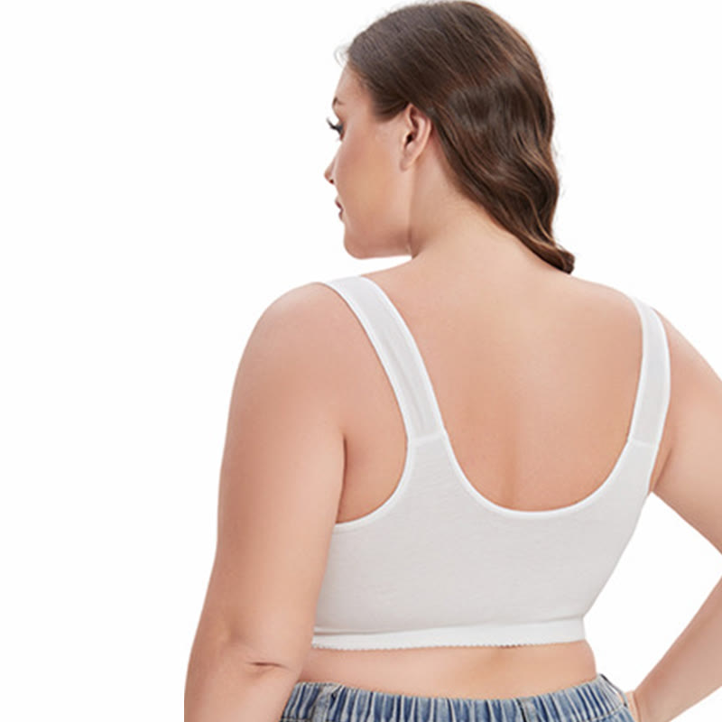 Kabelloser BH mit grünem Blumenmuster - image 3