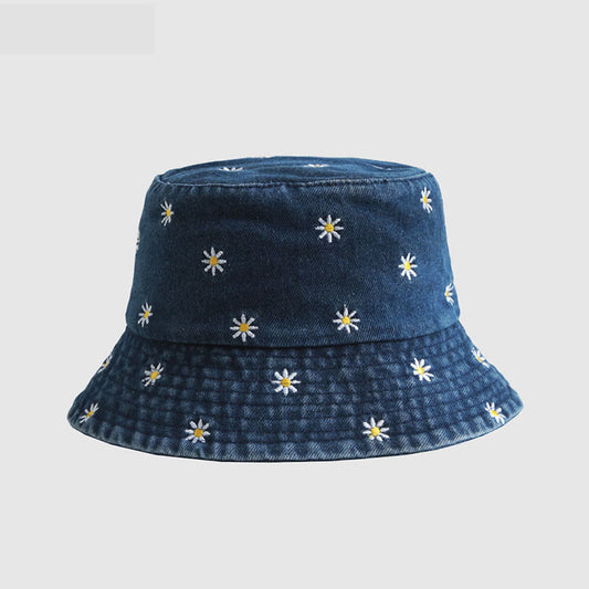 Daisy Bucket Hat in Übergröße - Dunkelblau - Einheitsgröße - image 0