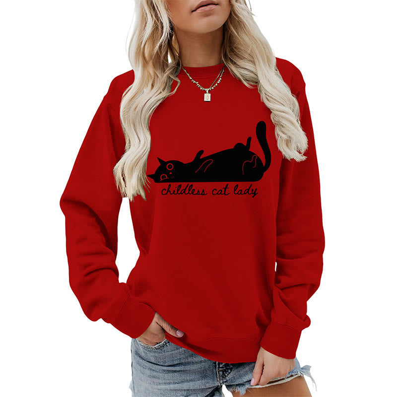 Süßes Katzen-Sweatshirt in Übergröße - image 17