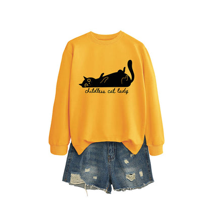 Süßes Katzen-Sweatshirt in Übergröße - image 8