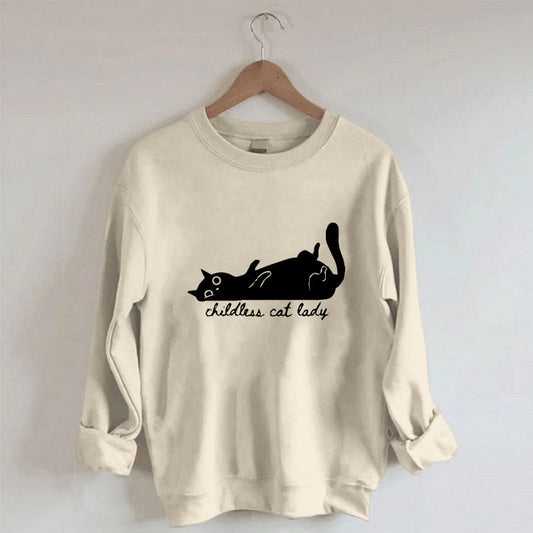 Süßes Katzen-Sweatshirt in Übergröße - image 0