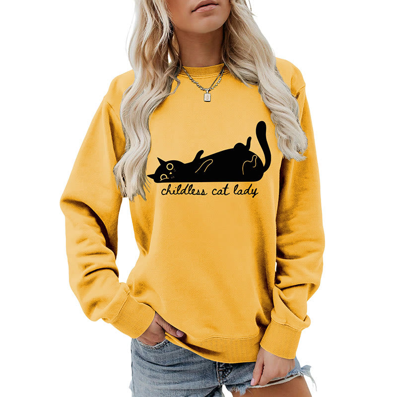 Süßes Katzen-Sweatshirt in Übergröße - image 24