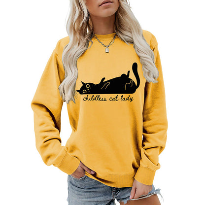 Süßes Katzen-Sweatshirt in Übergröße - image 24