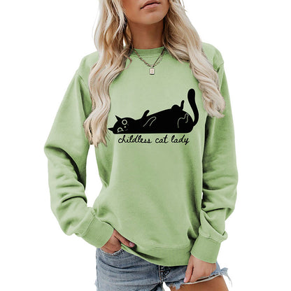 Süßes Katzen-Sweatshirt in Übergröße - image 19