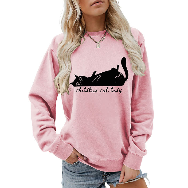 Süßes Katzen-Sweatshirt in Übergröße - image 15