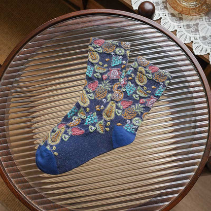 Viertelsocken mit Fruchtdruck (5 Paar) - Marineblau - EU36-40 (US3-7) - image 7