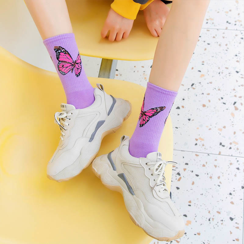 Butterfly Crew Socken (6 Paar) - image 5