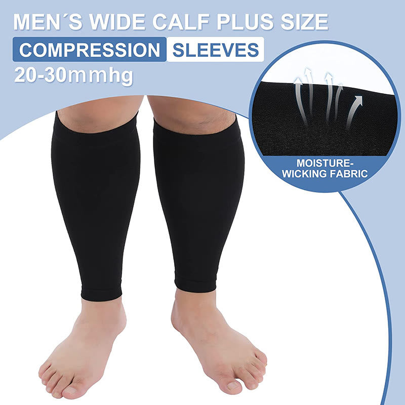 Fußlose Kompressionsstrümpfe in Übergröße, Unisex