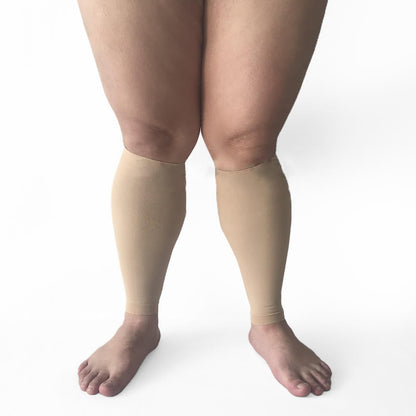 Fußlose Kompressionsstrümpfe in Übergröße, Unisex - Haut - 7XL - image 4