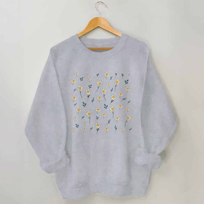 Daisy-Sweatshirt in Übergröße - Grau - 3XL - image 2