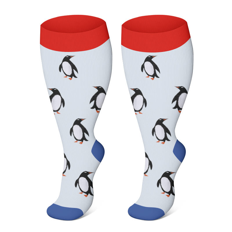 Pinguin-Fuchs-Kompressionsstrümpfe in Übergrößen 2XL - 7XL (3 Paar) - image 6