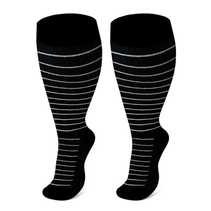 Rautenförmige Kompressionsstrümpfe in Übergrößen 2XL-7XL (3 Paar) - image 8