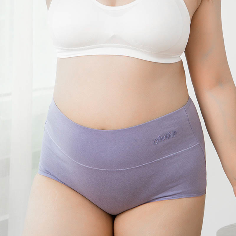 Dehnbare Höschen mit hoher Taille in Übergröße (4er-Pack) - image 9