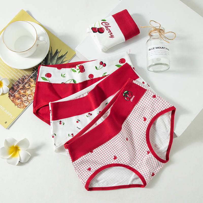 Übergröße Love Cherry Panty (5er-Pack)