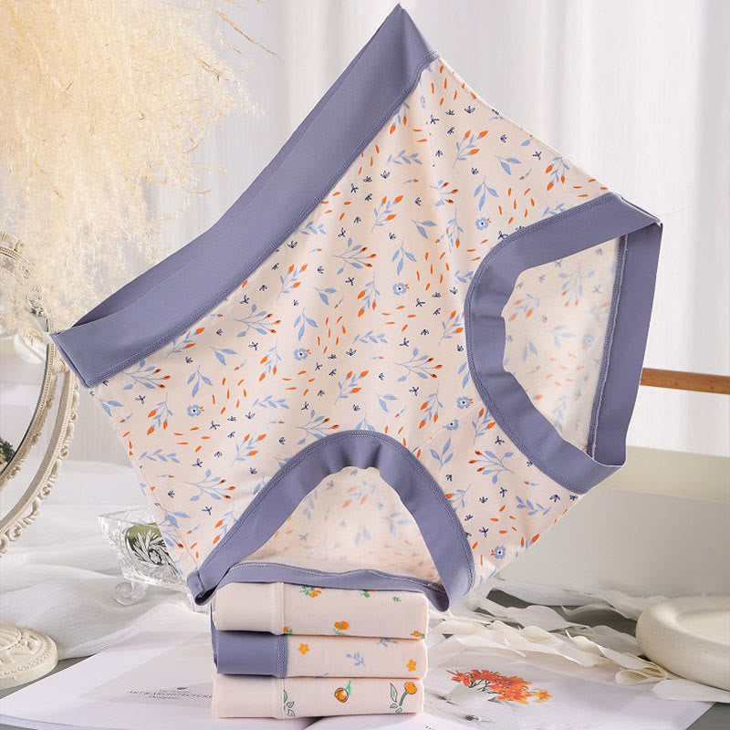 Elegante Höschen mit Blumenmuster (4er-Pack) - image 3